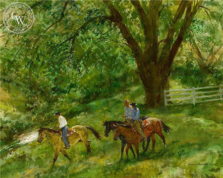 A Spring Morning on the Smith Hereford Ranch
