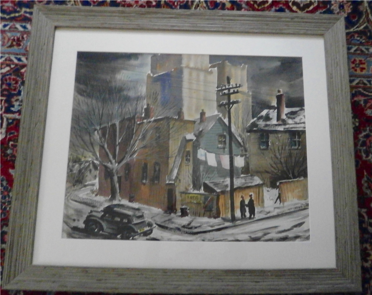 Newark Street Scene in Snow - Image 2 of 4