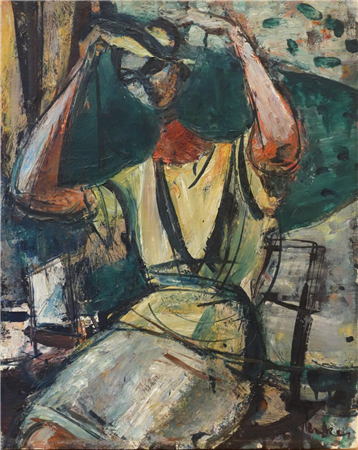 Girl in Straw Hat - Image 1 of 2