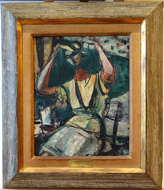 Girl in Straw Hat - Image 2 of 2