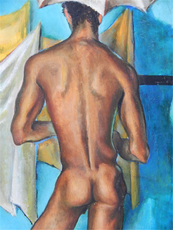 Nude with Umbrella - Image 2 of 3