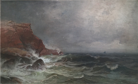 "Caswell's Peak, Star Island, Isles of Shoals, NH" - Image 1 of 2