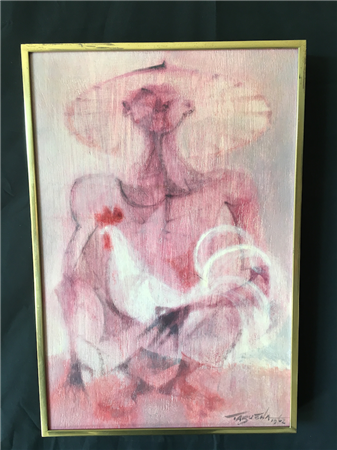 Man with Cockerel