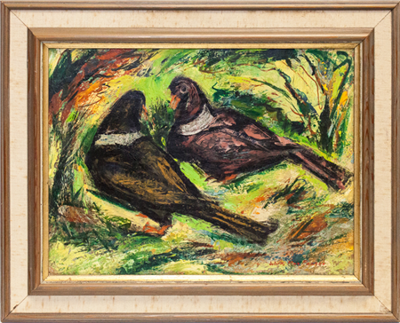 ‘Two Pidgeons’ by Juliette May Fraser - Image 1 of 2