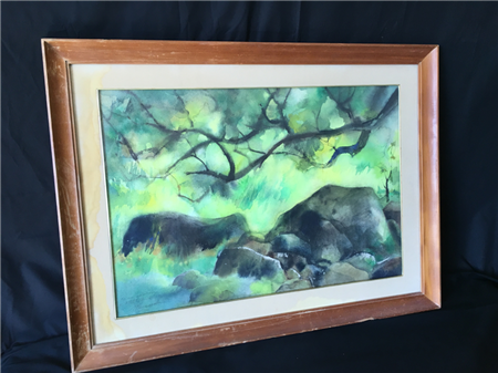 Large Watercolor, 1970