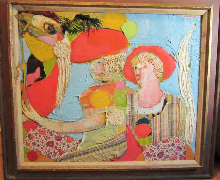 Woman in Orange Hat - Image 2 of 2