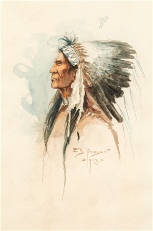 Edgar Samuel Paxson biographical photo