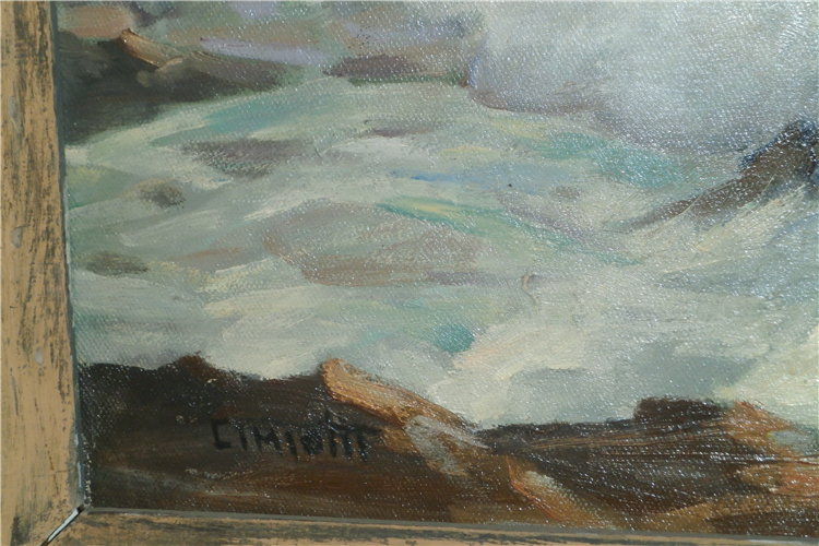 Cape Elizabeth, Maine Seascape - Image 3 of 4