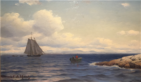 "Agamenticus Hills from Appledore"

William De Haas 1878