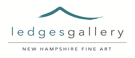 Ledges Gallery, NH Fine Art logo - John William Casilear specialist dealer in Po Box 27, Rye Beach, NH 03871