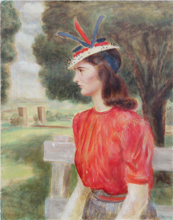 Painting of Kathleen Curry