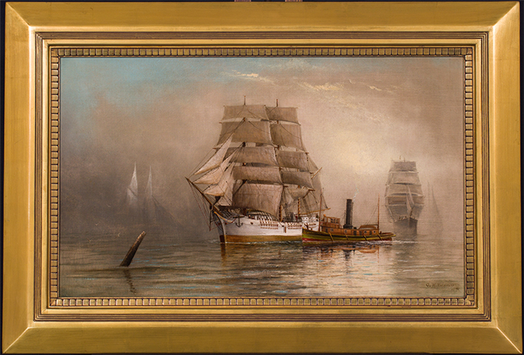 Coming Through the Mists, Maine Harbor - Image 2 of 4
