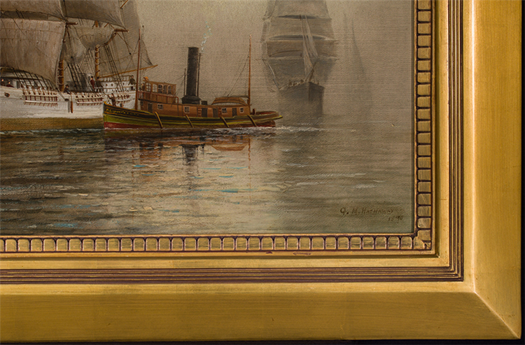 Coming Through the Mists, Maine Harbor - Image 4 of 4