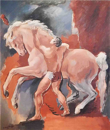 Acrobat and Circus Horse - Image 1 of 3