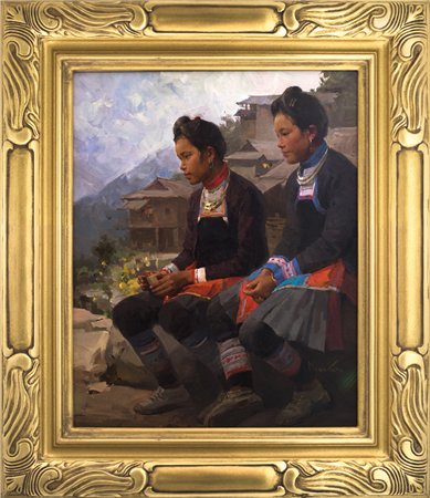 Day Dreamers- Miao Girls from Basha, Guizhou Province