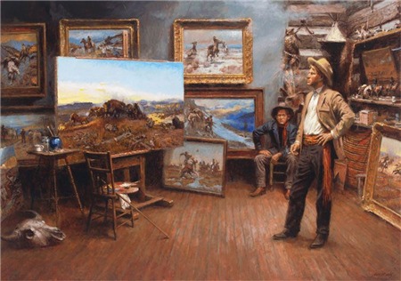 Russell Paints a Masterpiece SOLD $200,000