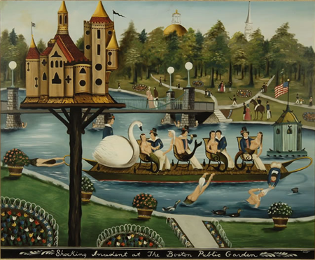 Shocking Incident at the Boston Public Garden