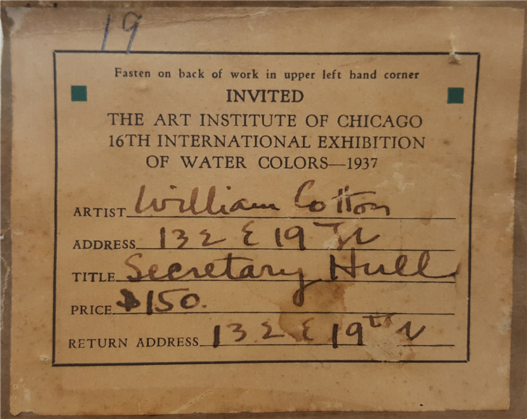 Secretary Hull, 1934 - Image 4 of 4