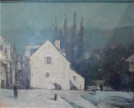 "French Landscape in Moonlight"