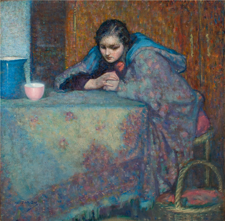 Seated Woman in a Cloak
