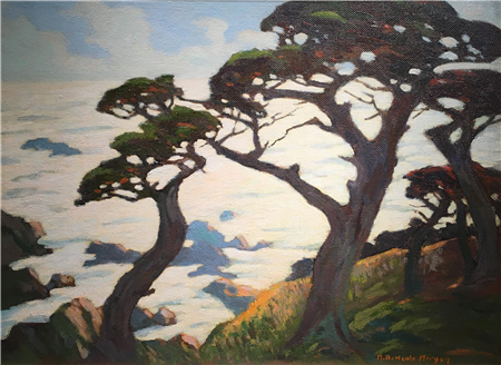 "Cypress by the Sea"