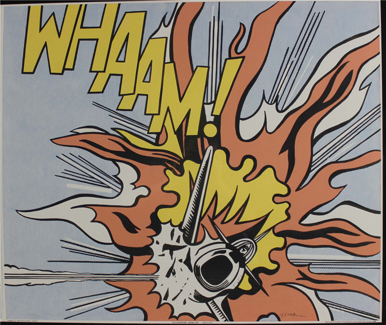 "WHAAM! (Diptych)" by ROY LICHTENSTEIN - Image 3 of 4