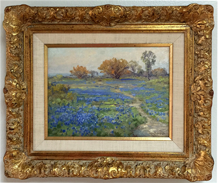 "Huisache and Bluebonnets San Antonio 1919" - Image 1 of 4