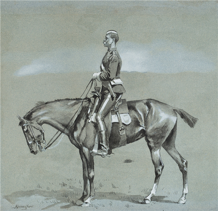 A mounted Officer