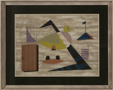 "Pigeon Holes Abstract"