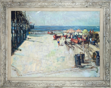 Untitled (Newport Pier at McFadden Place) c. 1963
