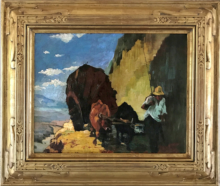 Man and Beast, Near Carmel, 1937 - Image 2 of 2