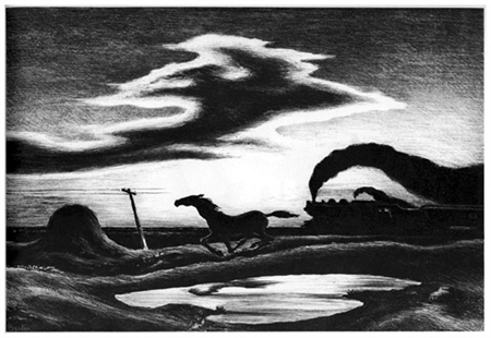 Thomas Hart Benton "The Race"