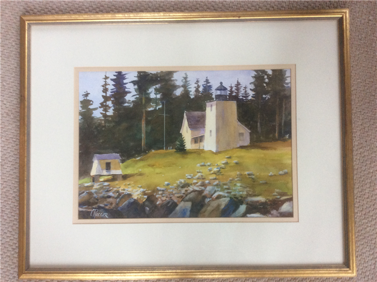 Curtis Roessner "Maine lighthouse"