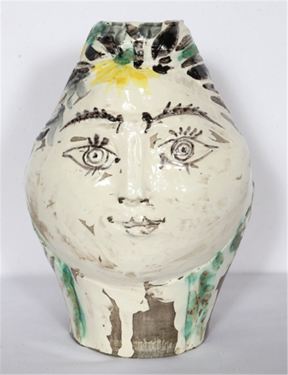 Woman's Head, Crowned with Flowers - Image 2 of 3