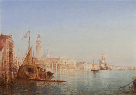 Le Palais des Doges, vu du canal della Grazia - Image 1 of 3