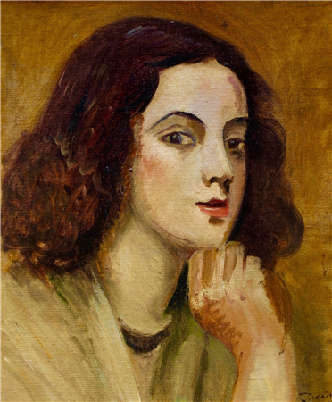 "Tete de Jeune Fille (Head of a Young Girl)" - Image 1 of 3