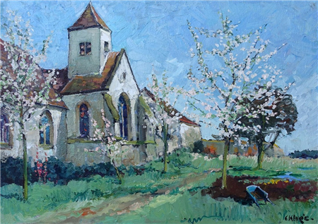 "Les Cerisiers a Montlognon" France, 1966