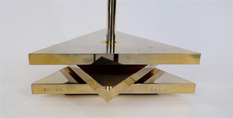 Shalom Menorah (tri-base) - Image 2 of 2