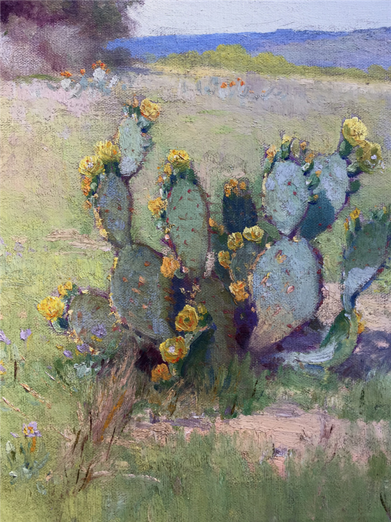 "Prickly Pear in Bloom" - Image 3 of 3