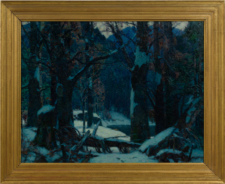 John F. Carlson (1874-1945)
"Forest Strongholds"
Oil on Canvas, 40" x 52"
