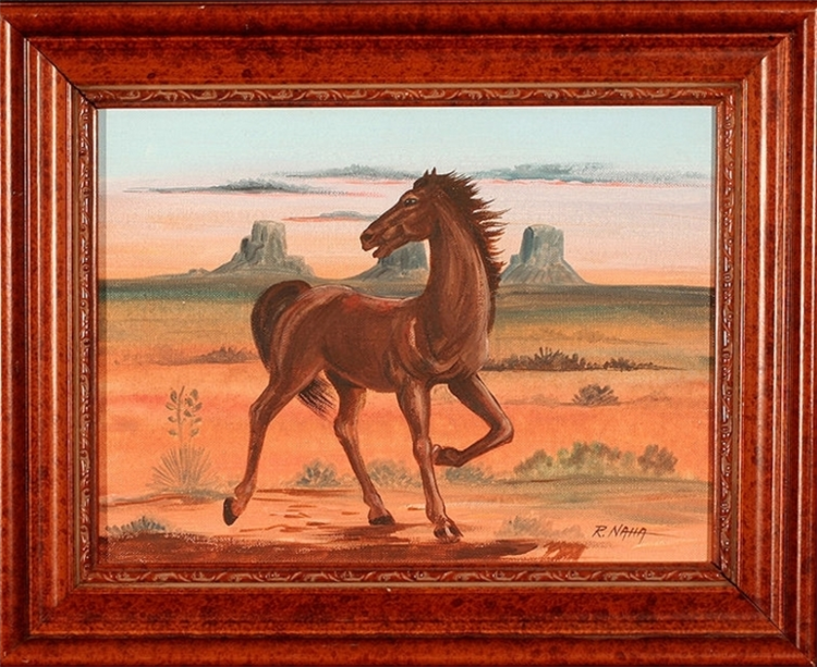 Watchful Colt in Monument Valley - Image 2 of 3