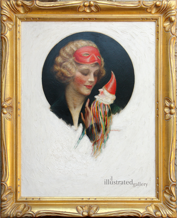 Lady with Puppet, Saturday Evening Post Cover - Image 2 of 2