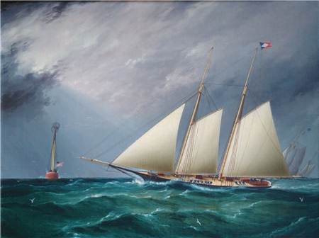 SAPPHO leading DAUNTLESS Around the Mark