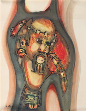 Hargreaves Ntukwana Watercolor Painting - Image 1 of 4