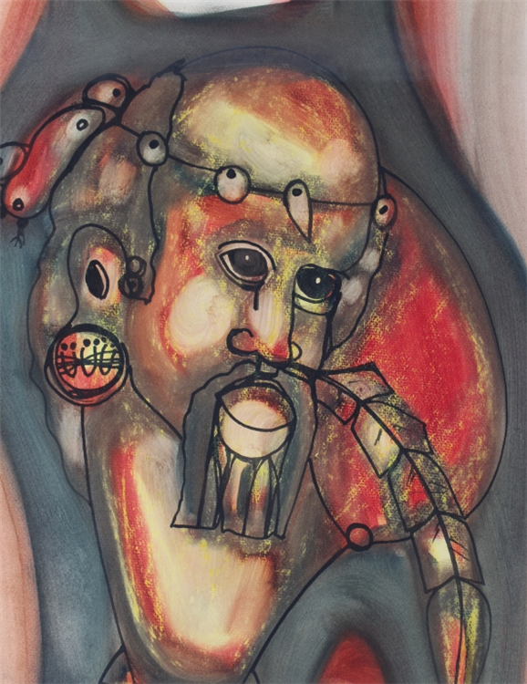 Hargreaves Ntukwana Watercolor Painting - Image 3 of 4