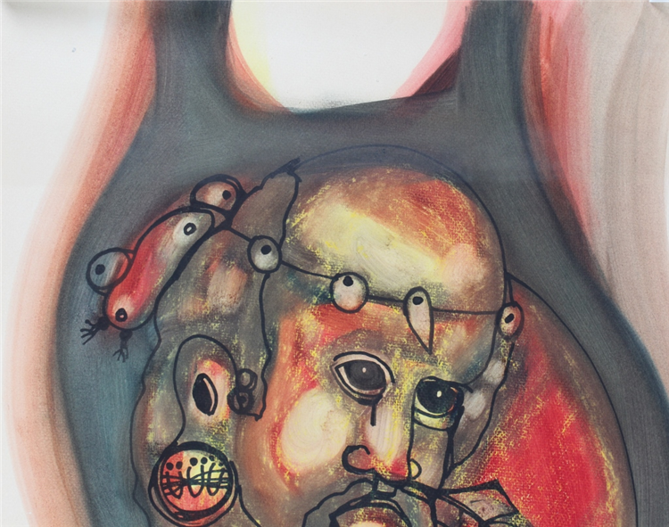 Hargreaves Ntukwana Watercolor Painting - Image 4 of 4