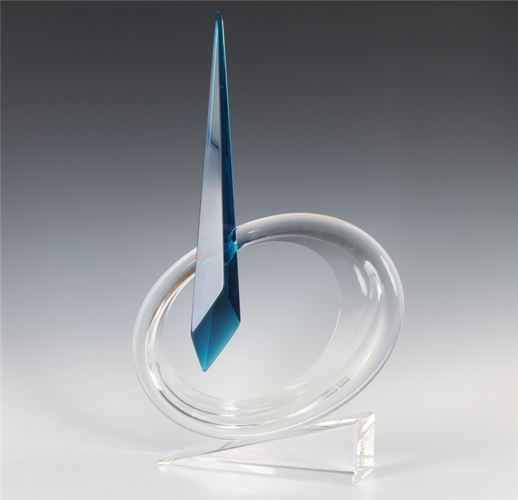 John Bingham Studio Art Glass Modernist Sculpture - Image 3 of 4