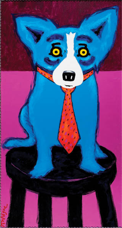 George Rodrigue (American/Louisiana, 1944-2013), "Chairman of the Board"