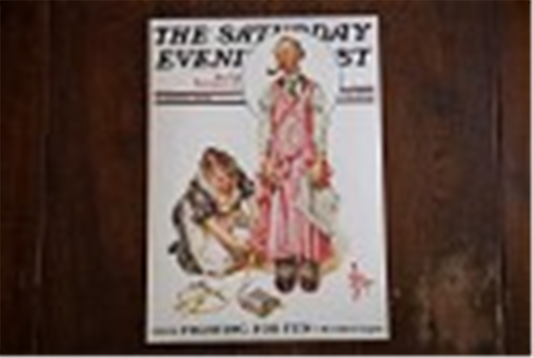 Living Mannequin, Saturday Evening Post Cover 1932 - Image 3 of 3