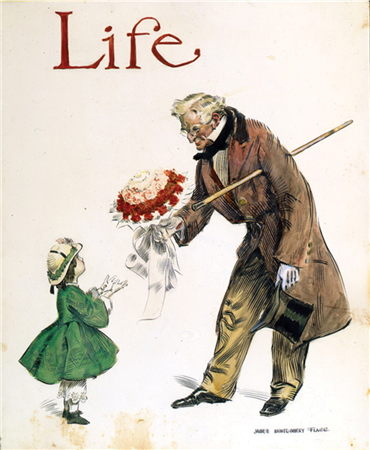 Presenting a Bouquet (Life Magazine Cover)